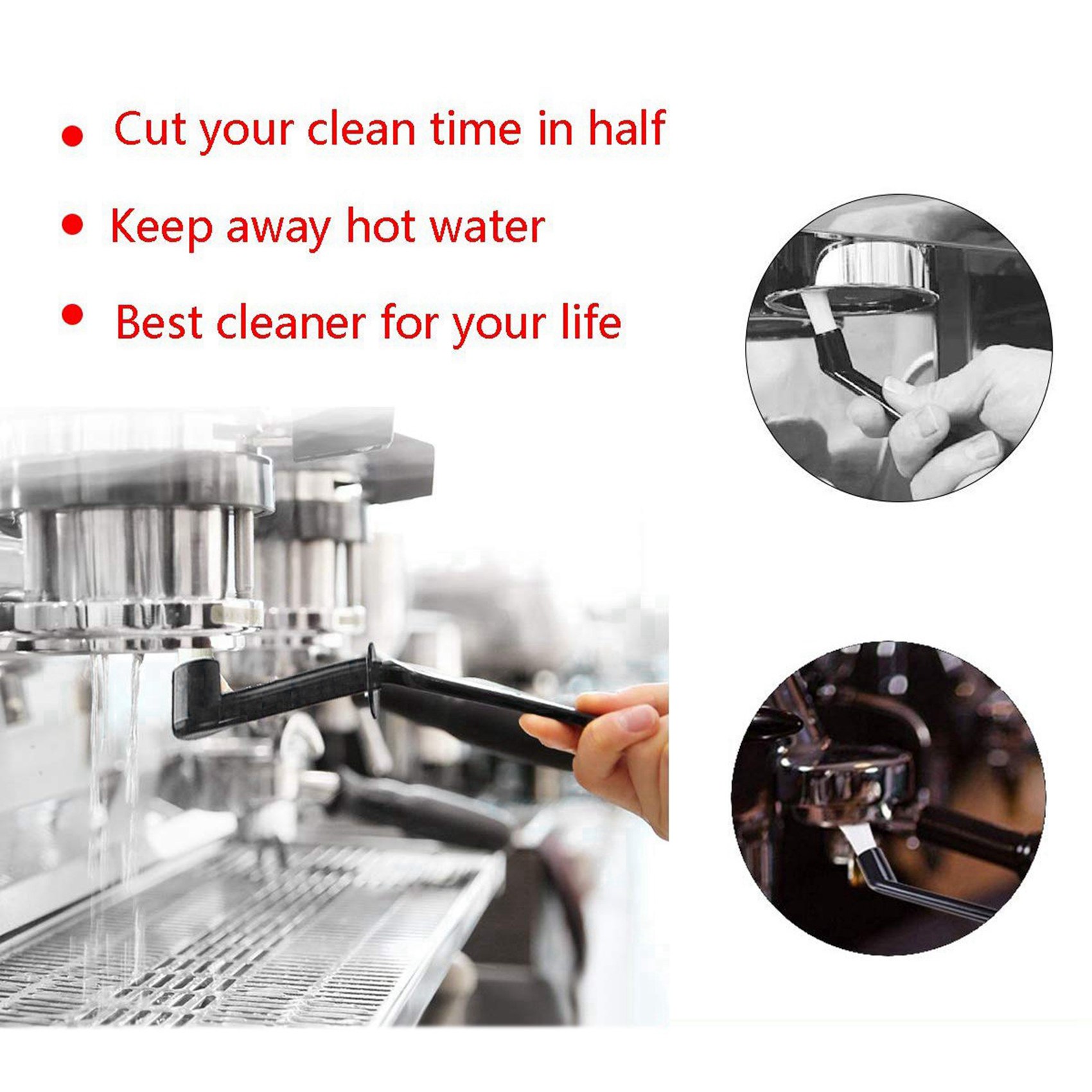 BYBS-Coffee Machine Cleaning B - Group Head Brush avaliação e preço