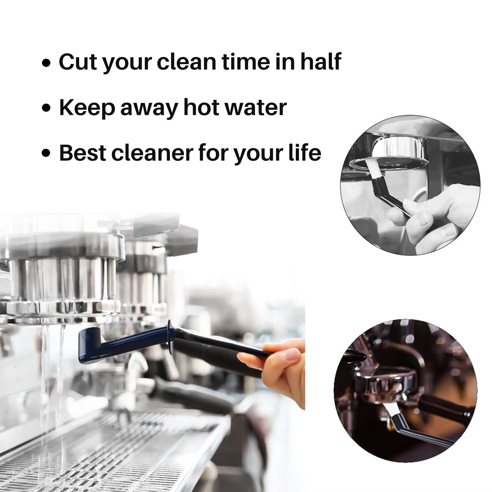 A47T Coffee Machine Cleaning B - Group Head Brush avaliação e preço
