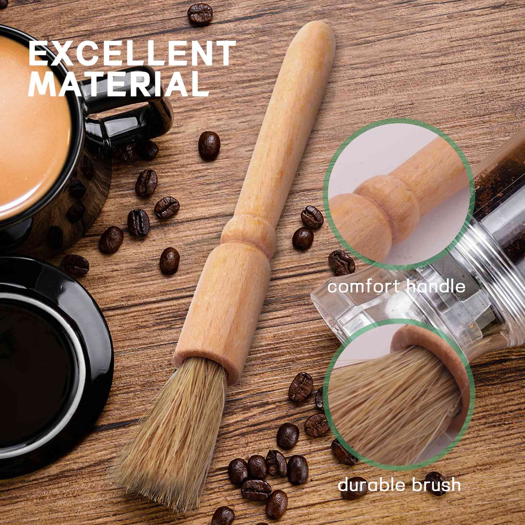 Coffee Machine Cleaning Set Co - Group Head Brush avaliação e preço