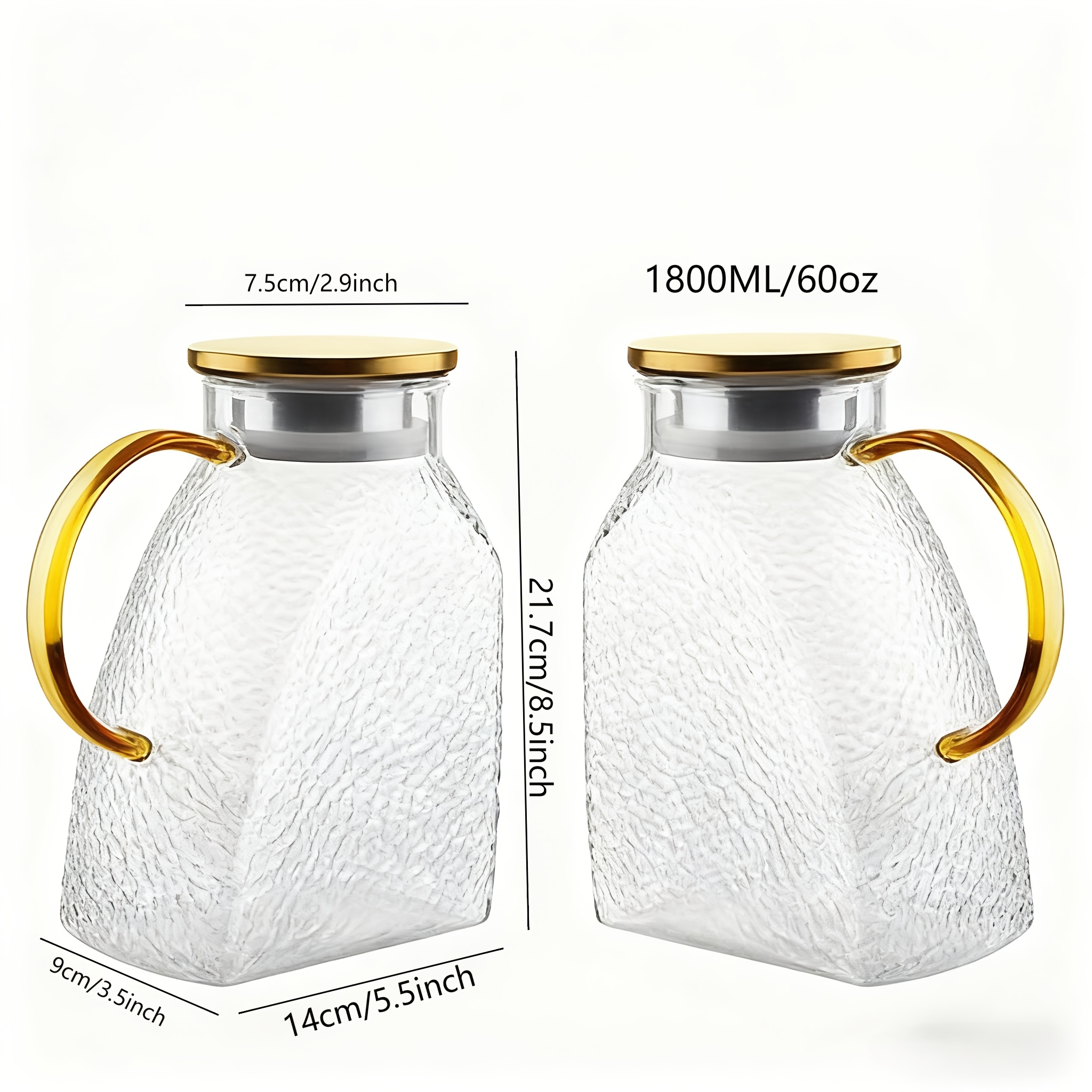 2pcs Glass Carafe with Lid And - Coffee Equipment In China avaliação e preço