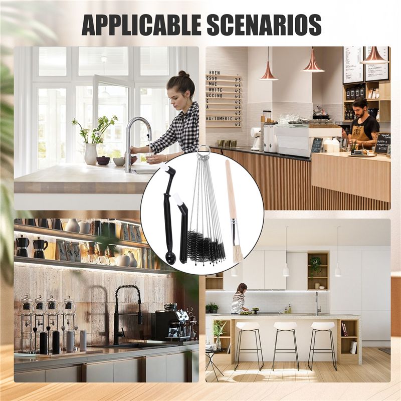 Coffee Cleaning Brush,4 Pieces - Group Head Brush avaliação e preço